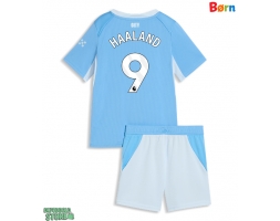Manchester City Erling Haaland #9 Replika Babytøj Hjemmebanesæt Børn 2026-27 Kortærmet (+ Korte bukser)